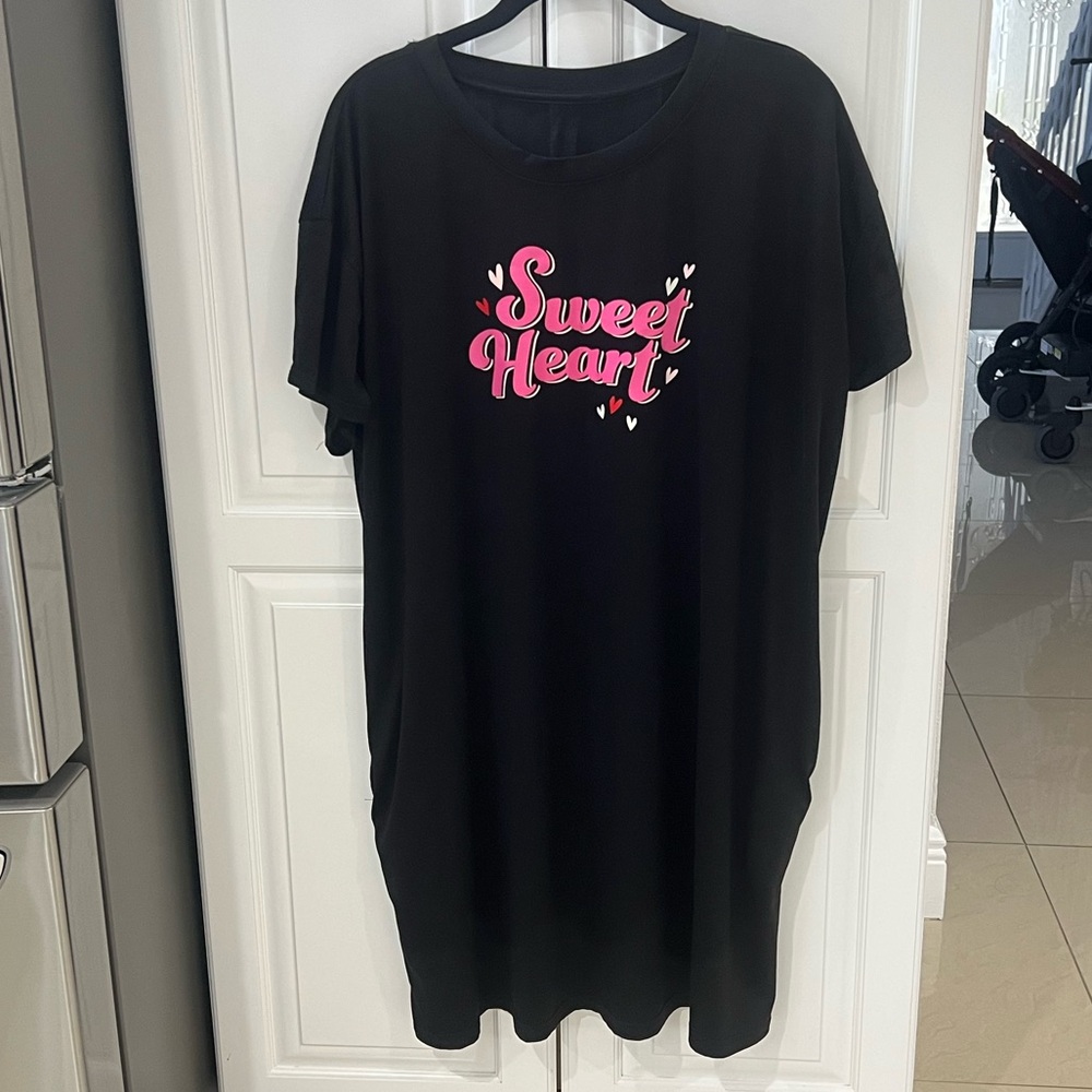“Sweet Heart” women’s Nightgown with packets size 2XL